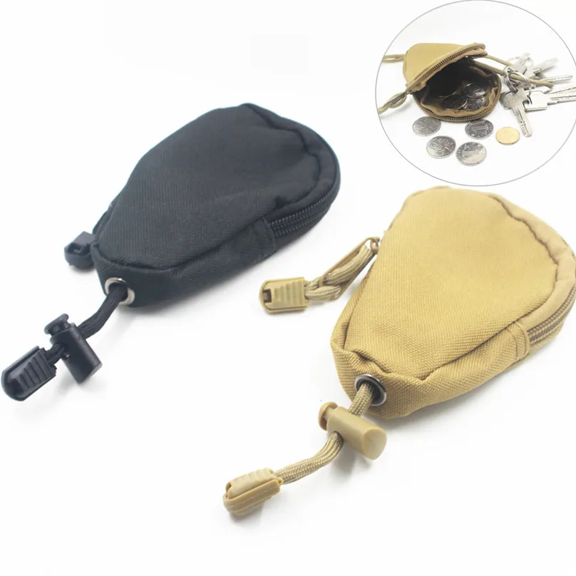 Outdoor Bags EDC Mini Wallets Keychain Coins Bags Military Bags Men Camouflage Zippers Bags #3M07 (5)