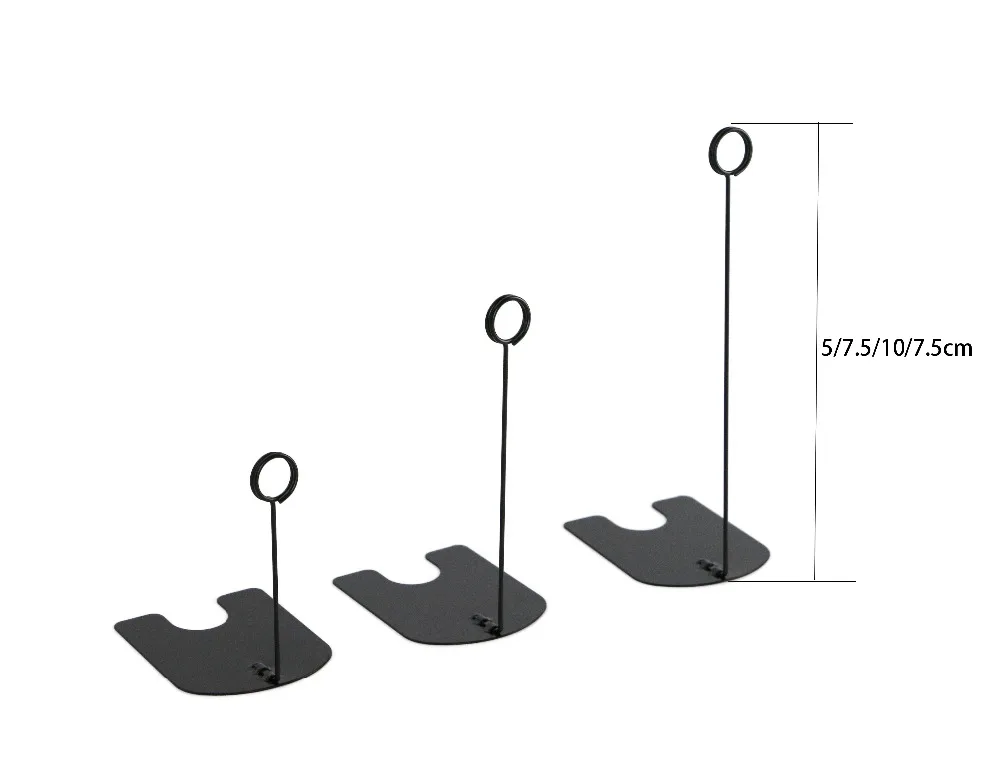 

POP Price Tag Sign Clip Label Holder Name Card Display Stand Shelf Desktop Silvery Glod Black POP Picture Photo Memo Clip 10pcs
