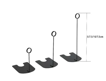 

POP Price Tag Sign Clip Label Holder Name Card Display Stand Shelf Desktop Silvery Glod Black POP Picture Photo Memo Clip 10pcs