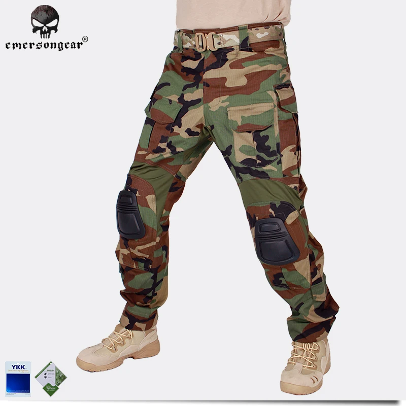 Emersongear G3 Combat Pants With Knee Pads Military Army Airsoft