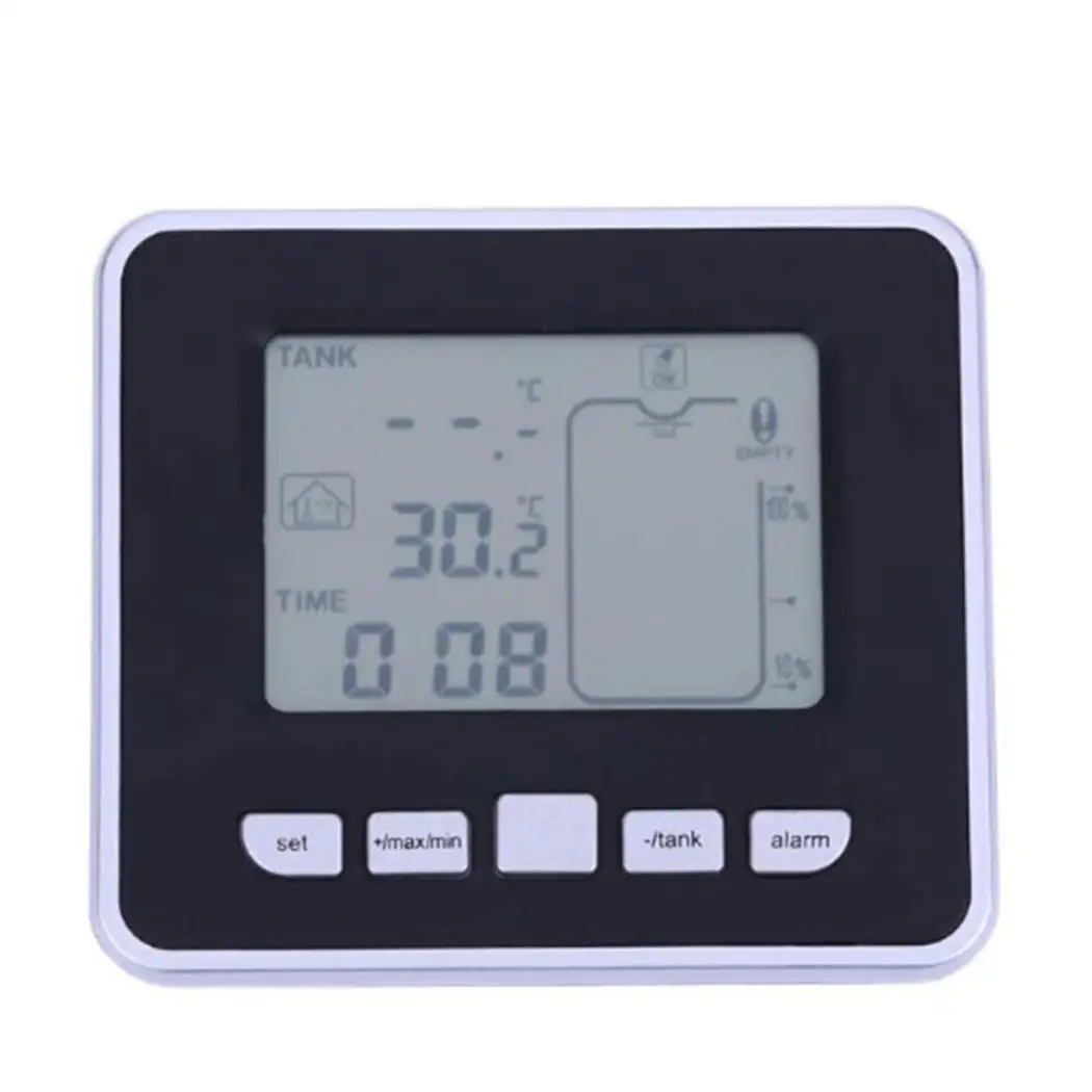 

with Liquid 0 Temperature Level Water Geometric 15m Depth Ultrasonic 03M Sensor Wireless Meter Tank 433MHZ