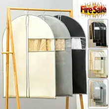 Дышащий пылезащитный чехол для одежды, пальто для одежды, защитные мешки, влагостойкие чехлы для одежды