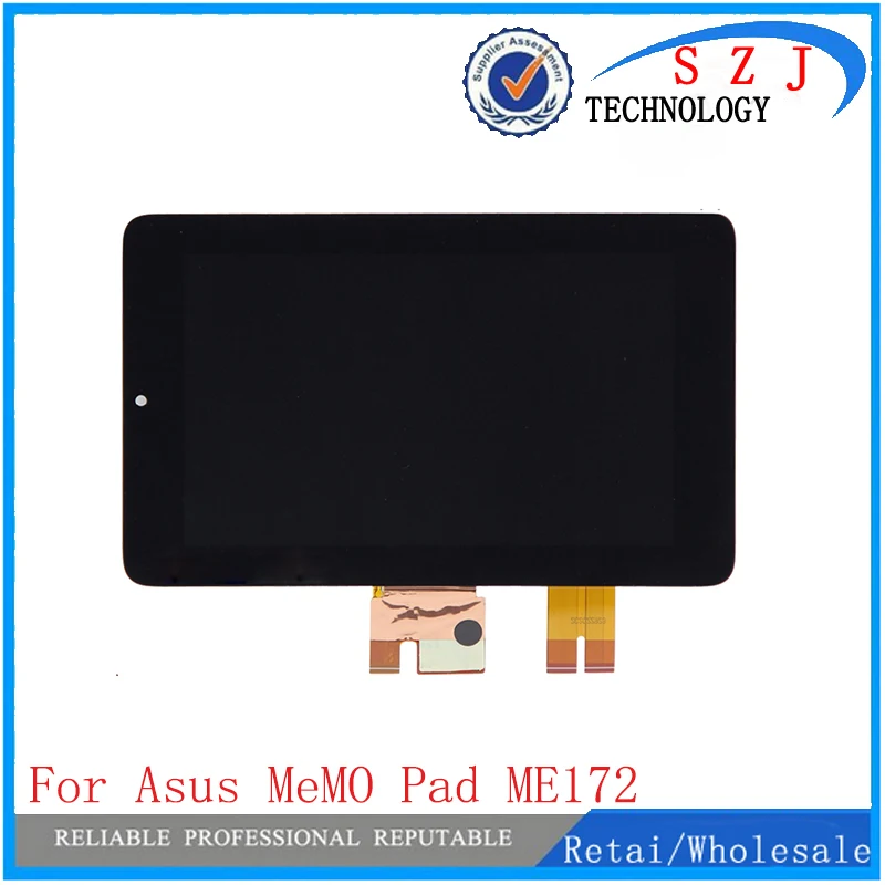 Планшет ASUS ME172V ME172 7 дюймов сенсорный экран дигитайзер с ЖК-дисплеем бесплатная