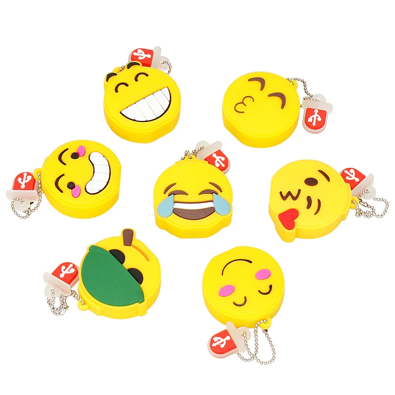 

Flash Memory Stick Cartoon Usb Flash Drive Cute Expression Package Pen Drive 4G 8GB 16GB 32GB 64GB 128GB Usb Stick Free Shipping