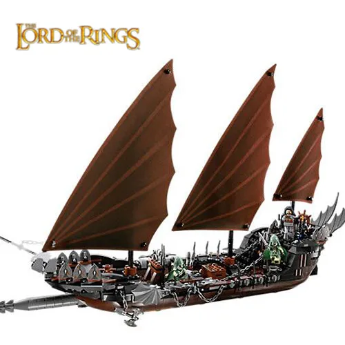 

LEPIN 16018 756Pcs Genuine The lord of rings Series The Ghost Pirate Model Building Kit Block Bricks Toy Gift For Children 79008