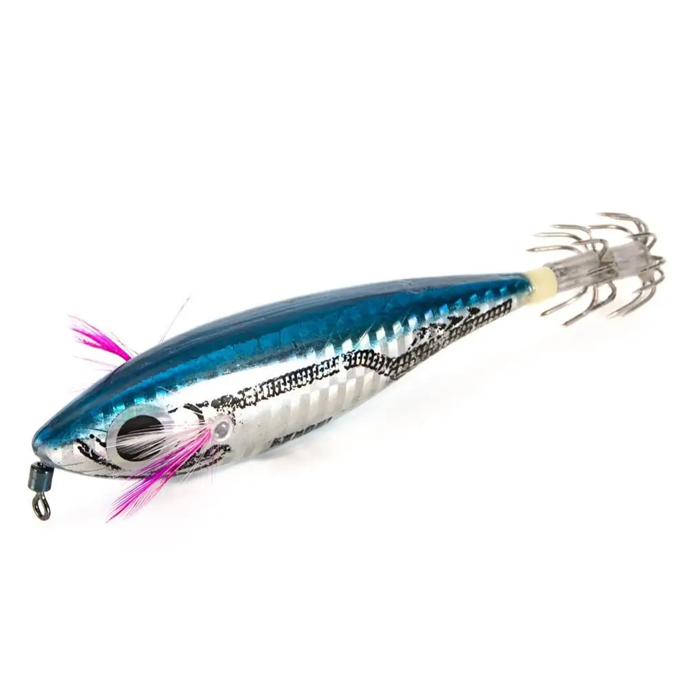 

Fishing Lure Hard Bait Fake Shrimp Wood Bait Fishing Wobbler Squid Jig Artificial Jigging Lure Octopus Bait