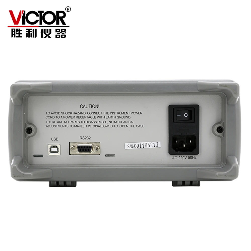 VICTOR VC8246B VC8246A настольный мультиметр 1000 в 10 А Автоматический диапазон 55000 отсчетов цифровой мультиметр AC/DC USB RS-232 дБм Null