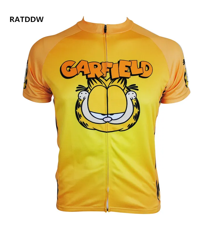 

Garfield Style Men Women Cycling jerseys /Quick-Dry Ropa Ciclismo Bike Jerseys Cycling Clothing Bicycle Sportswear