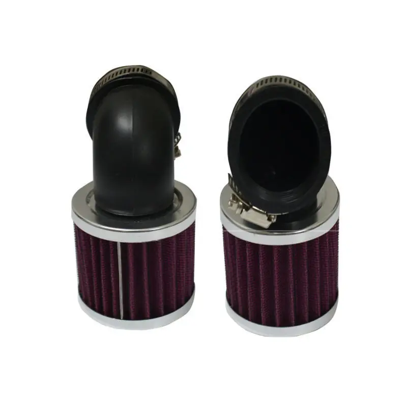 

Black 45mm-48mm Universal Motorcycle Motorbike Air Intake Flow Filter Cleaner For Bobber Chopper Cruiser