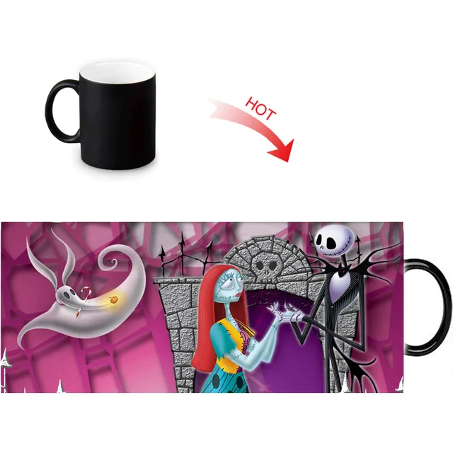 Custom The Nightmare Before Christmas Magic Mug Personalized Morph Custom The Nightmare Before Christmas Magic Mug Personalized Morph Mugs Heat Sensitive Color Changing Coffee Cup Ceramic