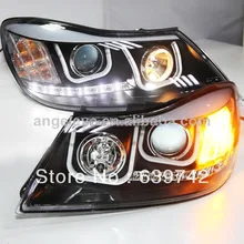 Для Skoda Octavia светодиодный U Стиль Ангельские глазки головного света 2010-2013 год LDV2