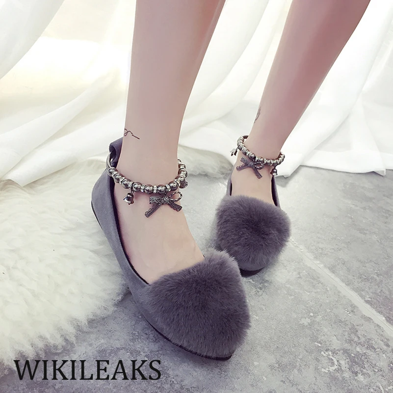 

Luxury Brand Ladies Flat Shoes Women Shoes Platform Fur Loafers Zapatos Mujer Designers PU Leather Casual Sapato Feminino WC030
