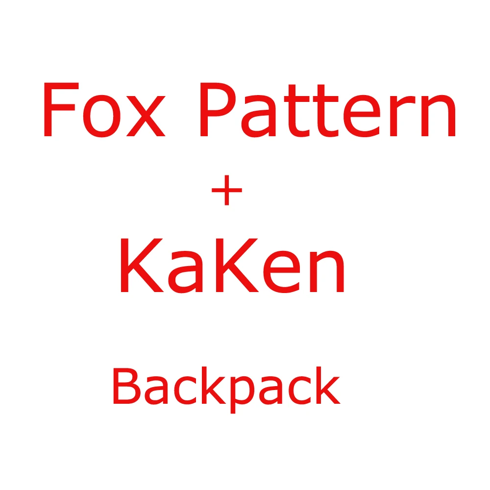 

Fox+Kaken Backpack for Men Women 2019 Famous Brand Children Waterproof Student School Bag