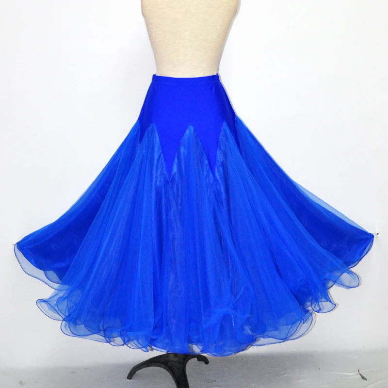 

Customize New ballroom dance costumes standard ballroom waltz skirt ballroom dance competition skirt custom made LXQ204