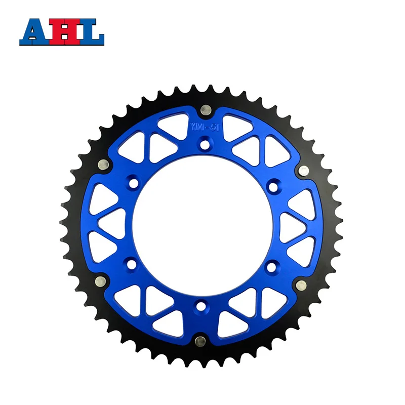 Motorcycle Parts Steel Aluminium Composite 51T Rear Sprocket For YAMAHA WR250F WR 250F WR250 WR