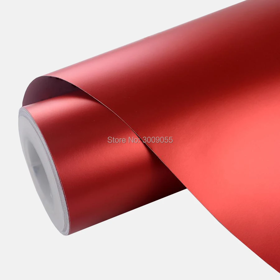 

Latest upgrade High-end Matte Satin Chrome Vinyl Wrap - Wrap film 5m/10m/20mlong-term removability bubble free