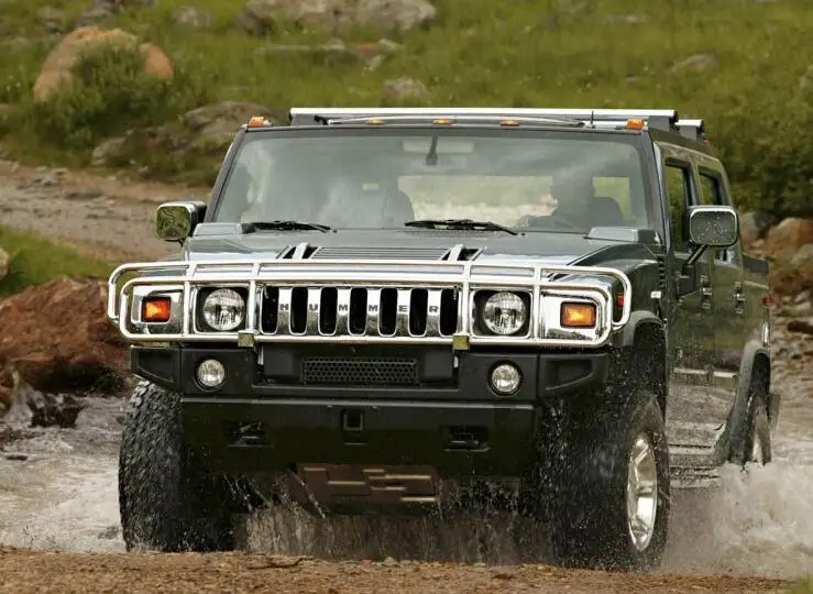 1 пара алюминиевых сплавов выделенных крыш боковая рейка крест бар для Hummer H2 2002 2003
