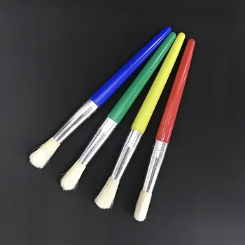 

8pcs/set Children Paint Art Brush Pen Round Pig Hair Gouache Acrylic Drawing Painting Brush with Wash Cup Brushes Supplies