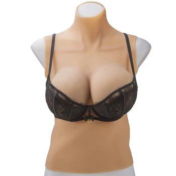 

2900g Half-body Silicone Boobs Suiy CD TG Drag Queen E Cup Big Fake Breast Forms Drag Queen Shemale Transgender Crossdressing