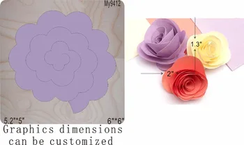 

Purple flowers wood mold-1 die cut accessories wooden die Regola Acciaio Die Misura ,MY