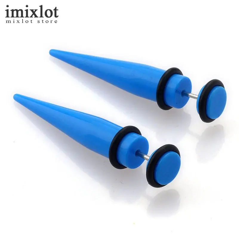 Imixlot 2 шт. модные серьги гвоздики с заклепками шпильки из нержавеющей стали