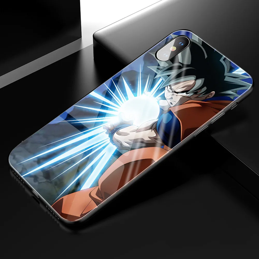 Чехол Finder для iphone 7 Чехол Dragon Ball Супер Saiyan стекло XS чехол для iphone 6 6S 7 8 plus X XR XS MAX 11 pro max - Цвет: 02209