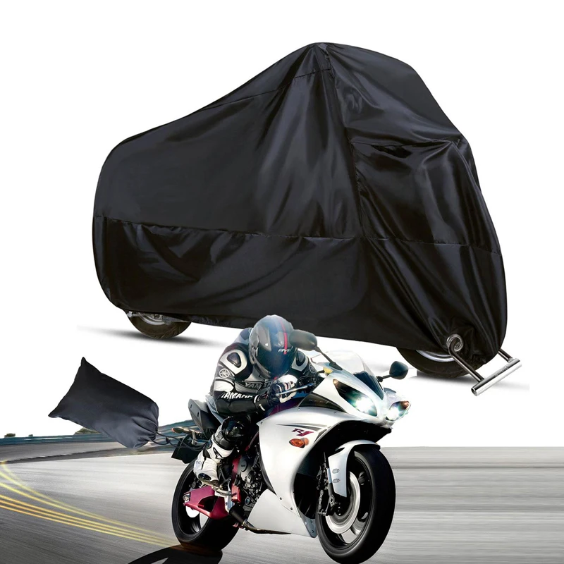 УФ 50+ Motorbike защита мотоцикла мотоциклетная крышка Анти-Вор Блокировка отверстие защита от пыли и ветра водонепроницаемые крышки Открытый Универсальный