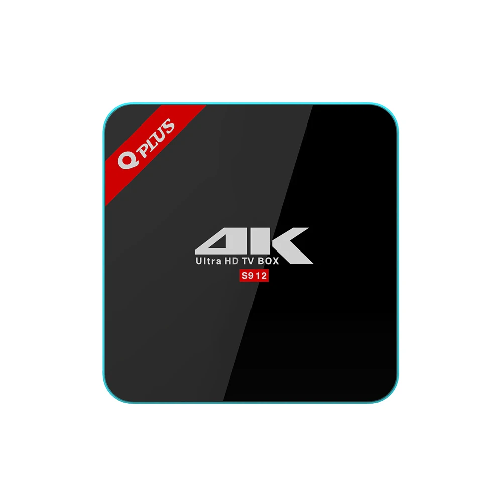 Qplus Amlogic 912 64 бит Восьмиядерный 3g 32G Android 7,1 tv box 4K H.265 2,4G+ 5G двойной Wifi 1000M LAN Смарт медиаплеер Qplus