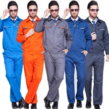 10 комплектов, длинный рукав, рабочая одежда, мужская рабочая одежда, защитная одежда