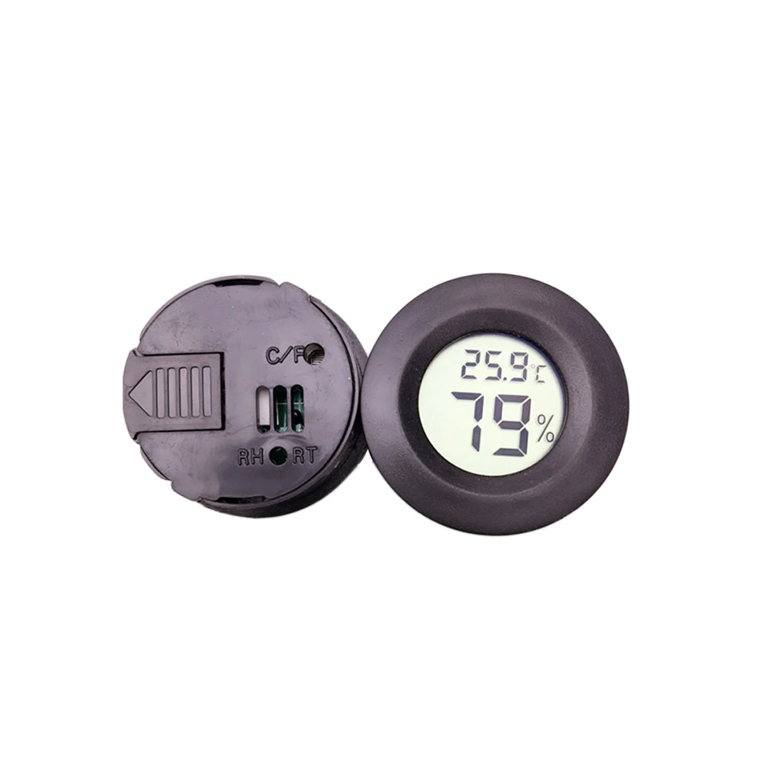 Мини ЖК-цифровой термометр гигрометр холодильник тестер морозильника датчик измерителя температуры и влажности ПЭТ Авто Термостат - Цвет: Black