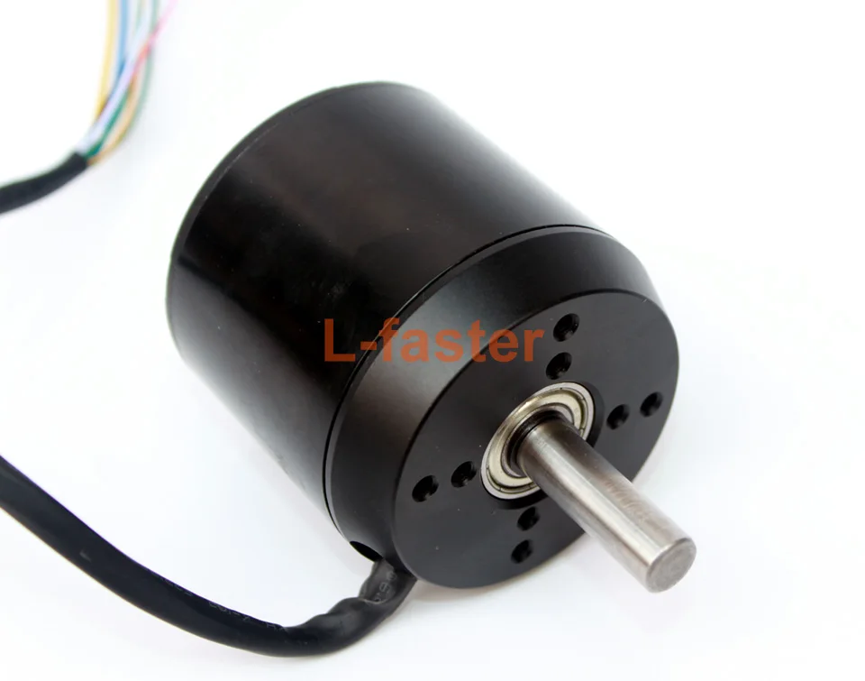 Top 6374 Brushless Motor With Hall Sensor 3000W Electric Off Road Skateboard Engine M10 Motor Shaft 36V High Speed Electric Motor 2