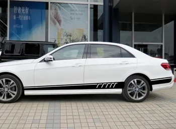 

Car Racing Dual stripes Lower Door Panel Decals for E class Vinyl Sticker ZC1056