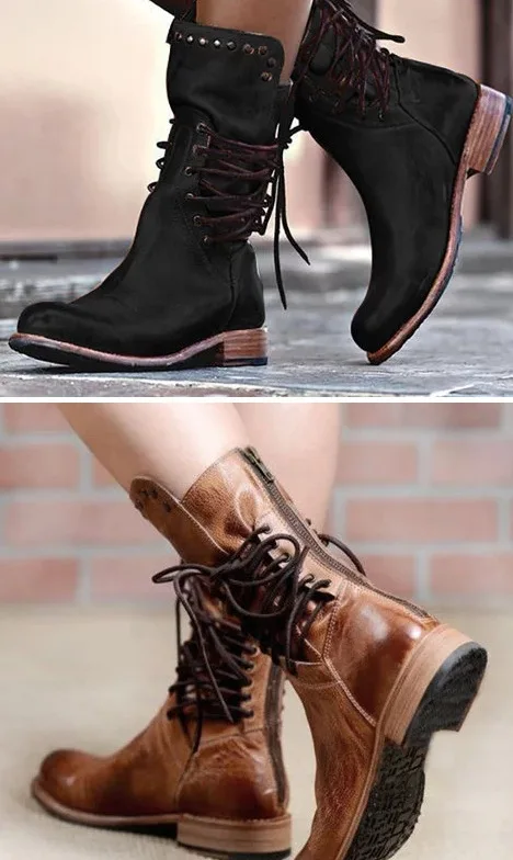 Hot style low with party in the fall and winter of with rivet barrel knight boots for women 40 to 43