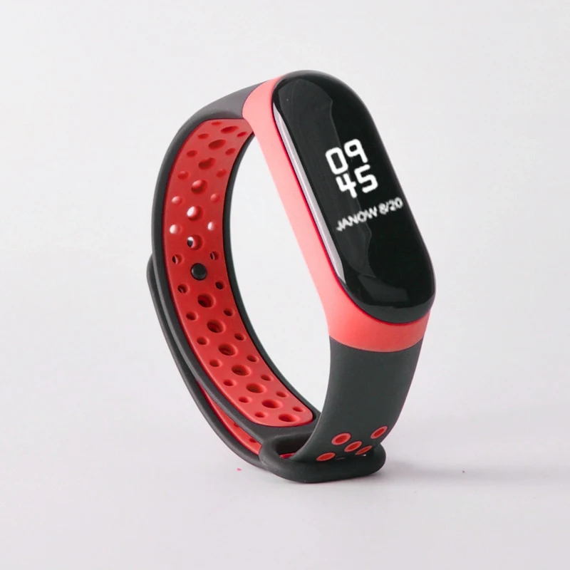 Спортивный ремешок для Xiaomi Mi Band 3 спортивный силиконовый браслет xiaomi mi band смарт