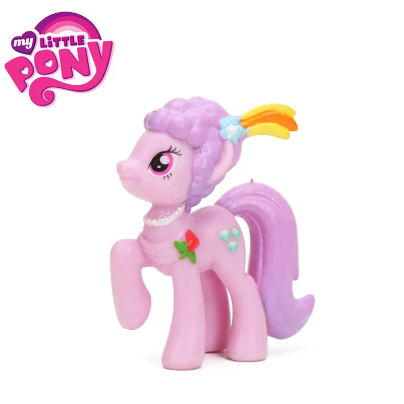 1 шт. игрушки My Little Pony Mini Pony ПВХ фигурки героев дискорд Радуга Дэш сумеречные искорки Спайк Пинки Пай DJ Pon-3 игрушки куклы