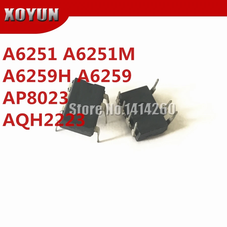 5 шт./лот A6251 A6251M A6259H A6259 AP8023 AQH2223 DIP-7 | Электронные компоненты и принадлежности