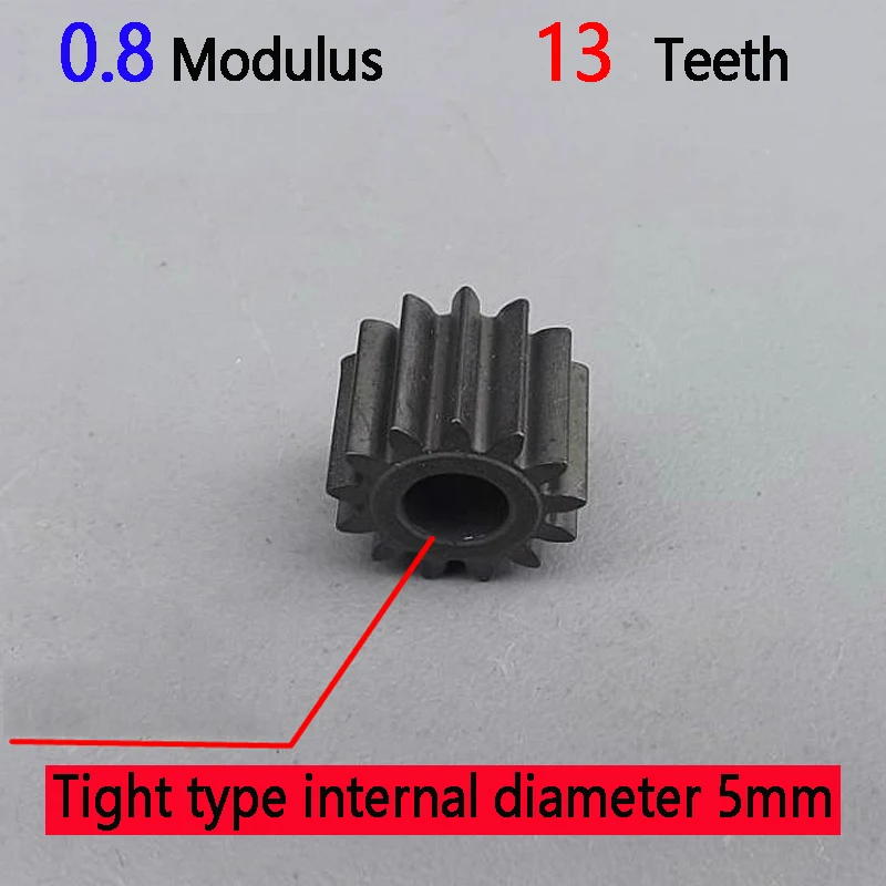 

1pcs Tight type internal diameter 5mm All-metal gears 0.8module 13 teeth gear . 775 dc 12v 24v36v motor Can be installed