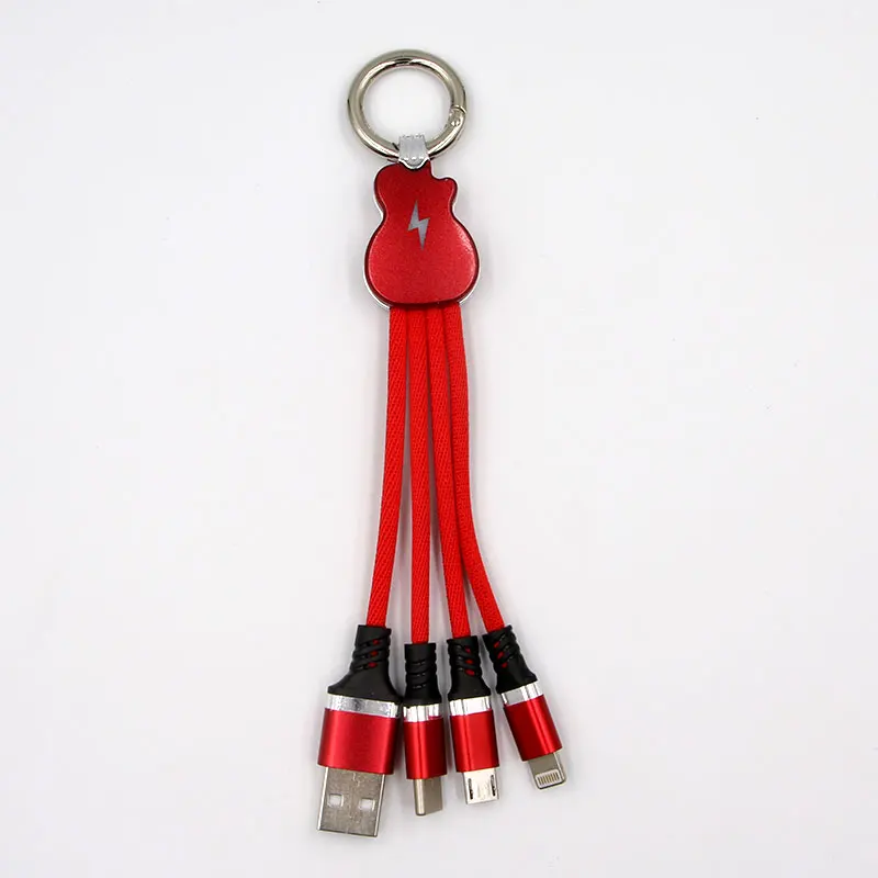 

10pcs Electermi 3 in 1 Multiple Charging Micro Type C Cable 3in1 Mobile Phone For iPhone samsung