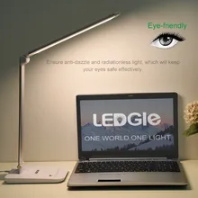 LEDGLE High quality Foldable Desk Lamps High quality Rechargeable Table Lamps Office Reading Touch Dimmer Lamps LED Light Table