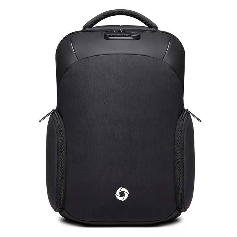 Рюкзак ozuko, водонепроницаемый, мужской, Mochila, внешний, USB, зарядка, 15,6 дюймов, рюкзак для ноутбука, школьный, Повседневный, школьный, анти-вор, рюкзак - Цвет: Черный