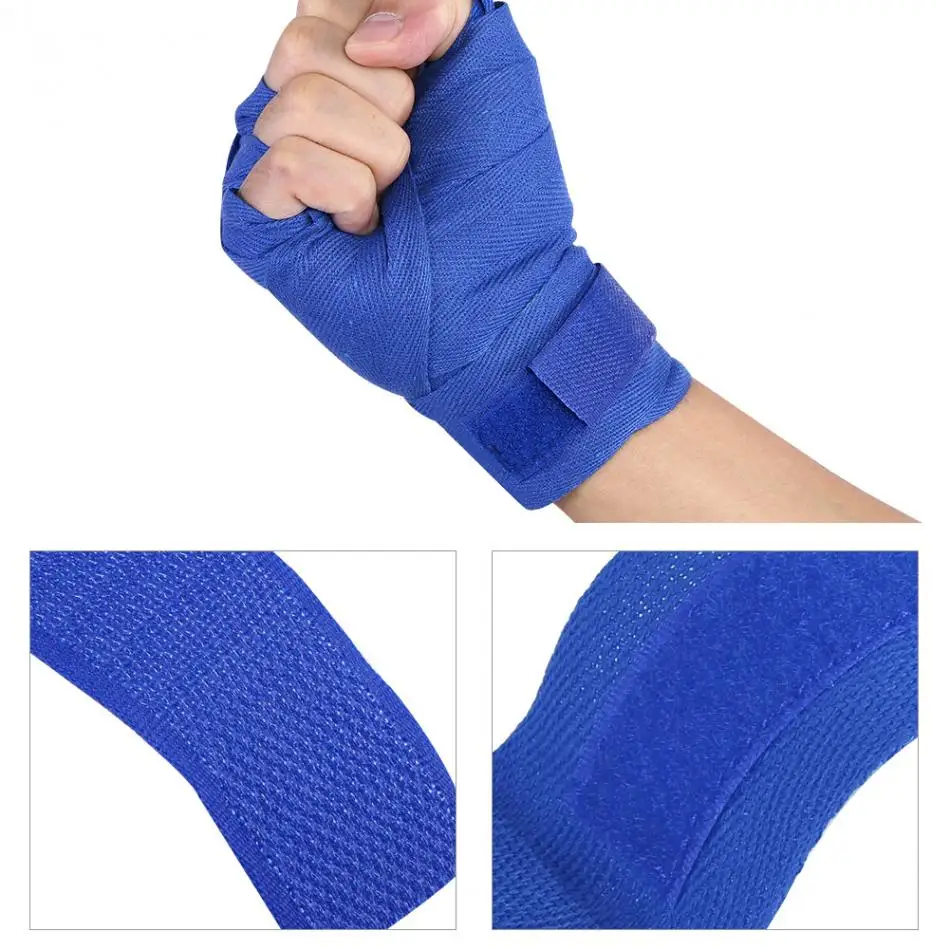 Baoblaze 5mx5cm/16ft x2inch Cotton Boxing Hand Strap Wrap Bandage Gloves for Combat Sports Kickboxing 