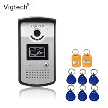 Vigtech Video Door Phone Intercom System Video Door Bell Outdoor Camera /CMOS IR Night Vision For home/apartment Free Shipping
