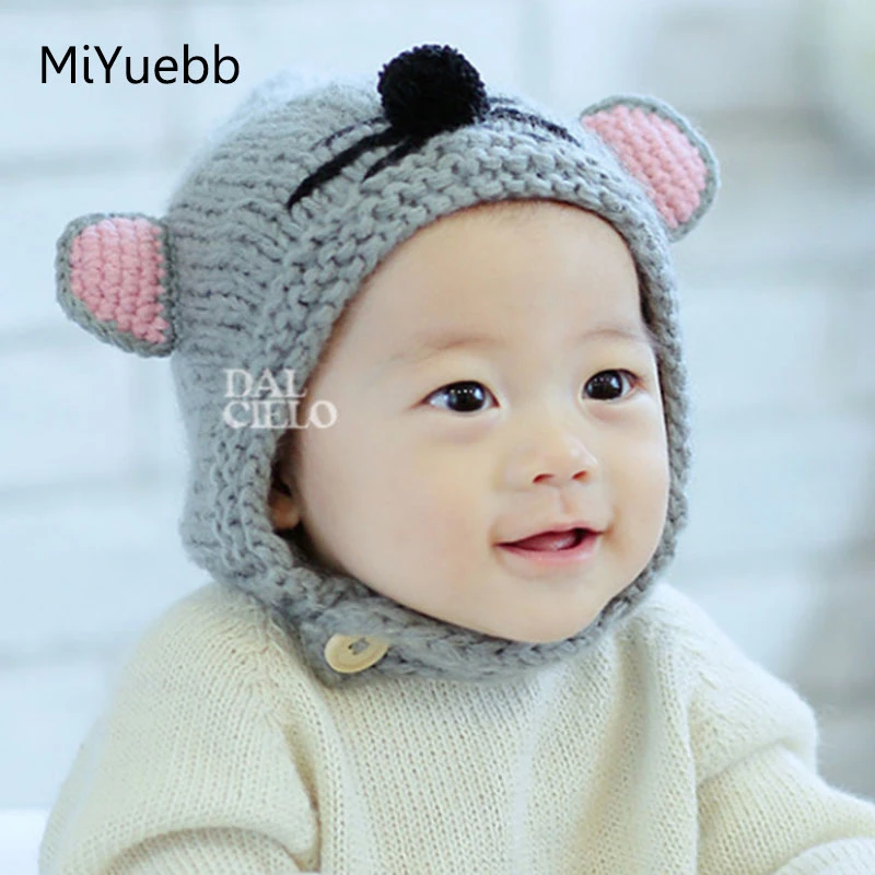 baby boy knit hat