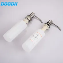 Кухонный диспенсер для мыла, диспенсер для жидкого мыла, Лосьон из нержавеющей стали+ бутылка из АБС-пластика Doodii
