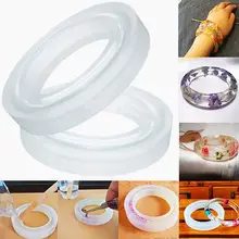 4 шт силиконовые формы круглый для изогнутый браслет ювелирных изделий DIY