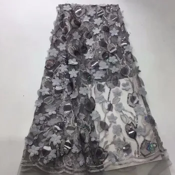 

Nigerian Lace Sequin black African Lace Fabric In Sequines Material Glitter African Fabric Free Shipping 5yard/lot Sequin Fabric