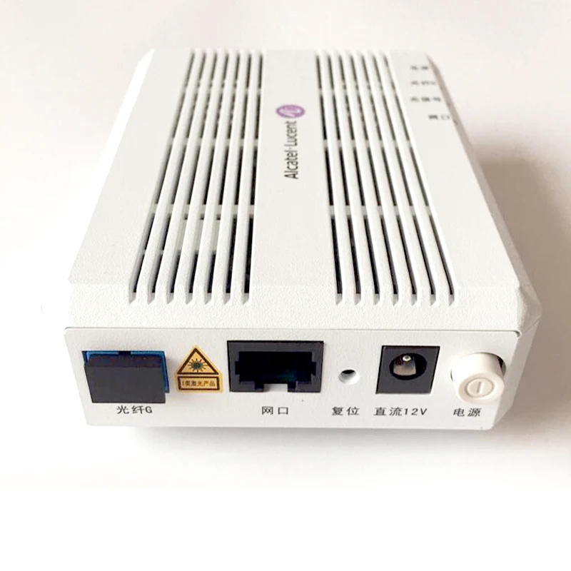 10 шт. используется FTTH GPON ONU Alcatel Lucent Bell I-010G ONT с 1GE GPON маршрутизатор английская версия б/у