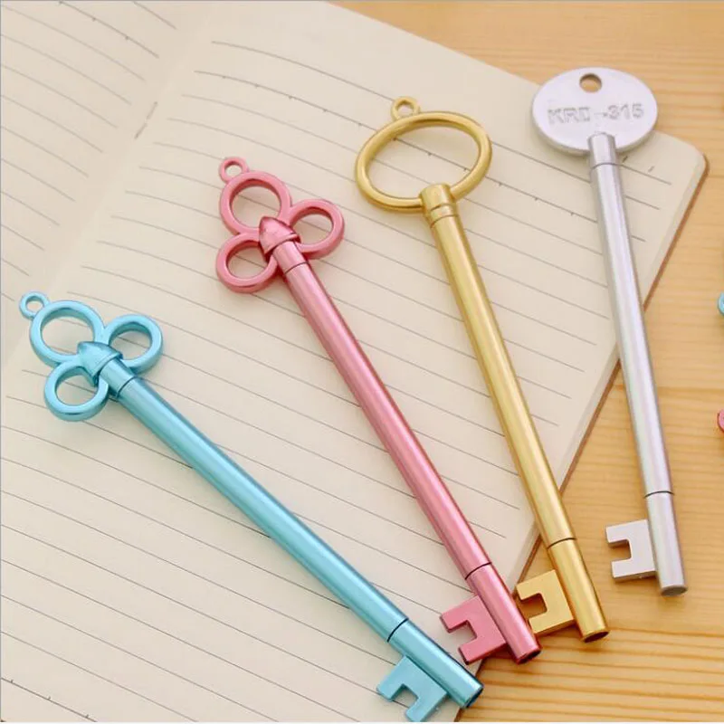 

2pcs/lot Japan Creative fine small key Gel pen/cute Cartoon/Good quality/School supplies/stationery/papelaria G005