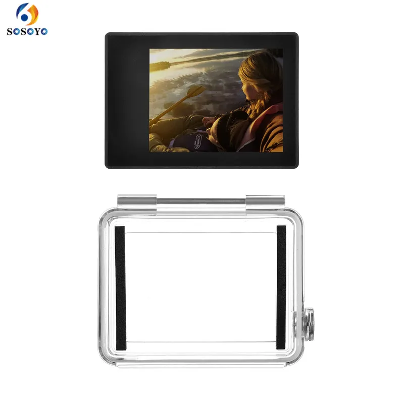 External LCD Display Screen Back screen + waterproof Housing back cover