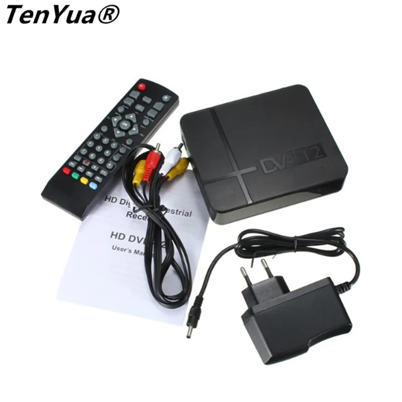 TenYua HD K2 DVB T2 цифровой наземный приемник телеприставка с мультимедийным